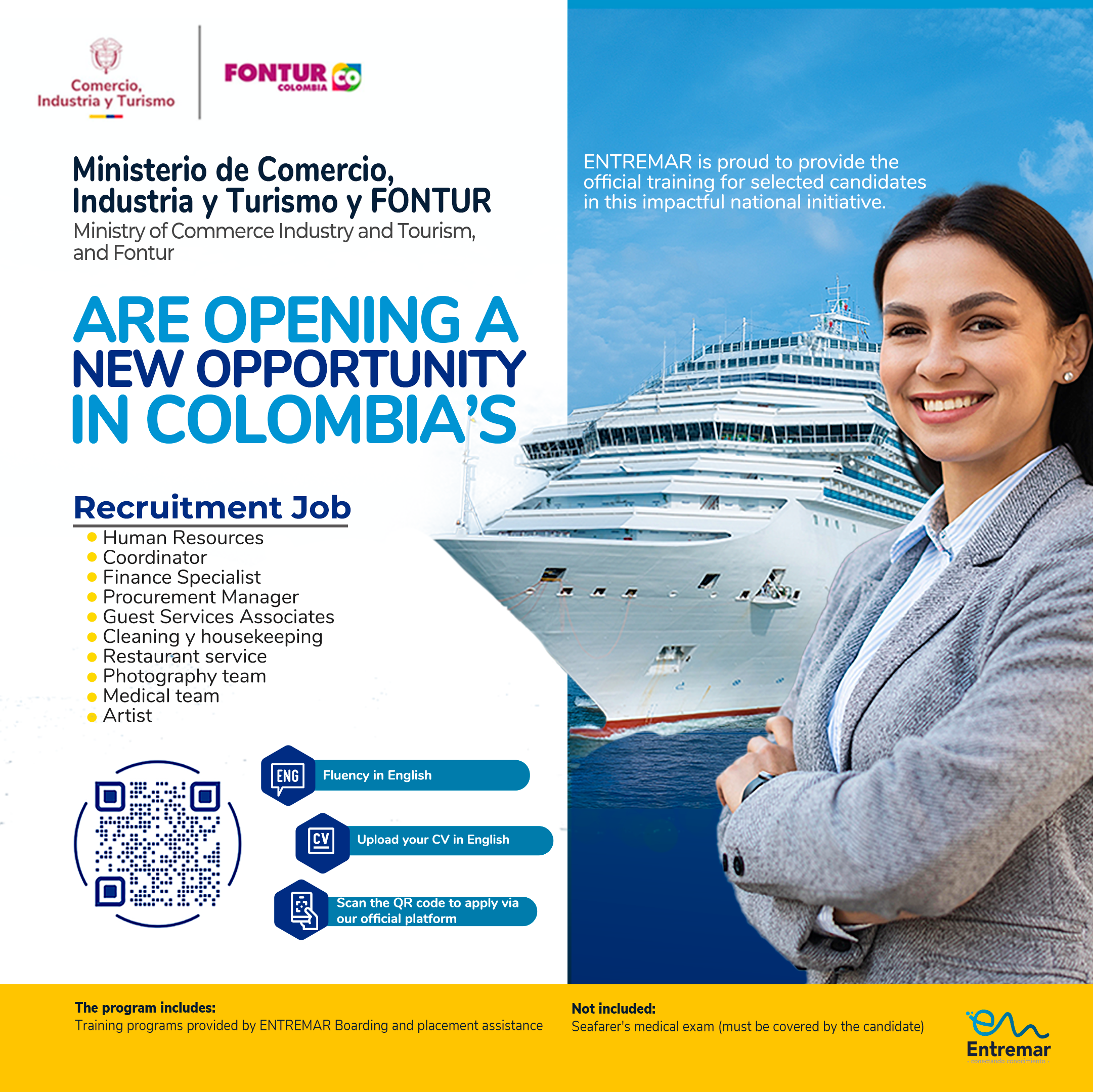 Capacitación y Vinculación laboral en la Industria de los Cruceros